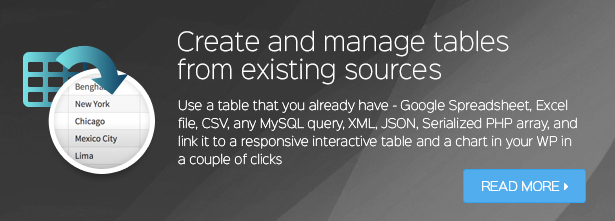 Create Tables in WordPress from Files or MySQL Create Tables in WordPress from Files or MySQL
