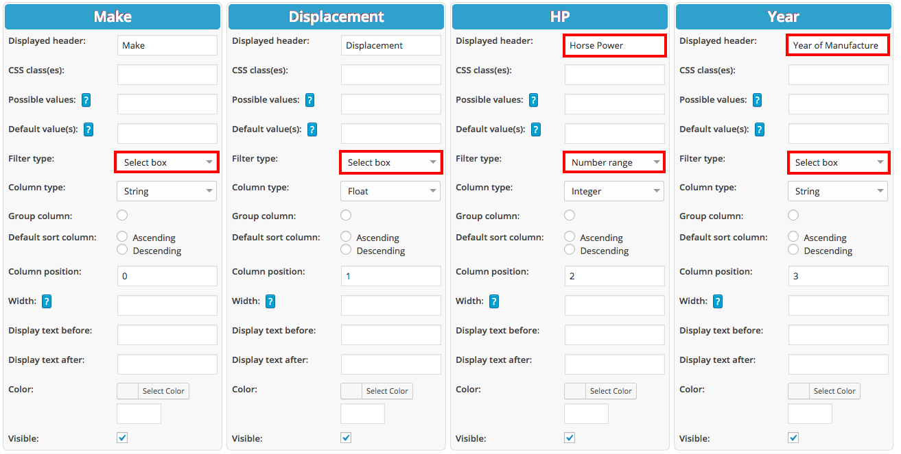 Creating wpDataTables from XML wpDataTables