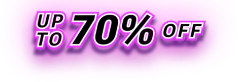 Up to 70% off