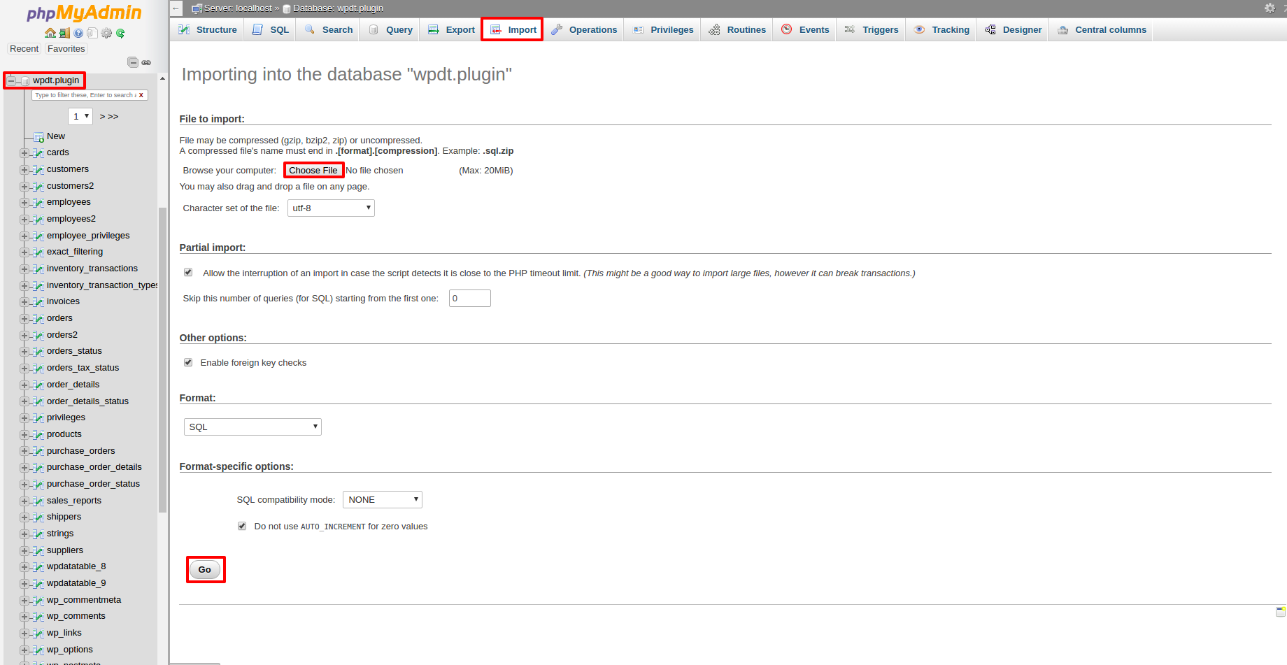 Displaying large MySQL tables in WordPress with wpDataTables