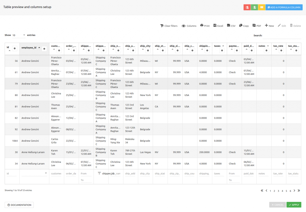 Table Layout And Word Wrap Wpdatatables Tables And Charts Wordpress Plugin