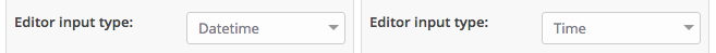 Time and DateTime editor inputs for wpDataTables