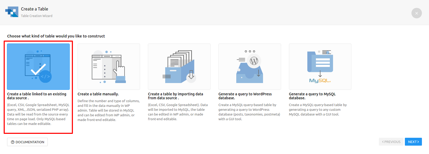 Formidable Forms integration for wpDataTables