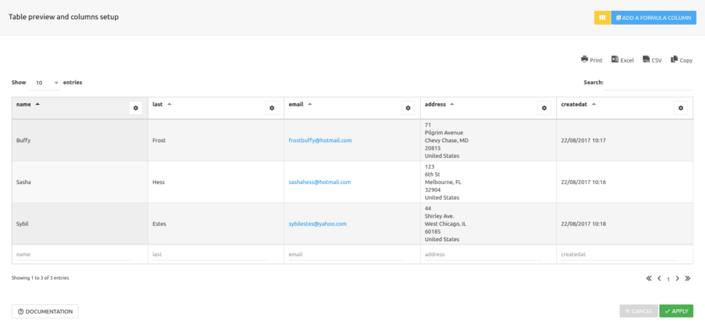 Formidable Forms integration - wpDataTables - Tables and Charts ...