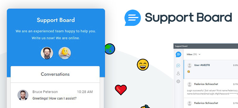 Support Board chat plugin for WordPress