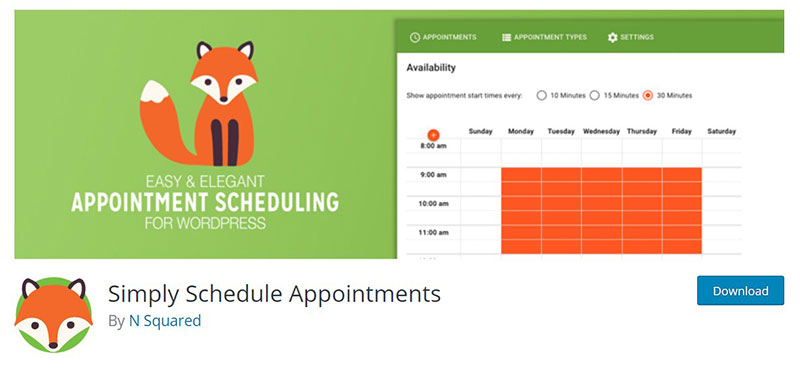 Simply Schedule Appointments