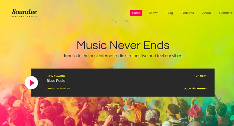 Get a Radio Station WordPress Theme from This Selection