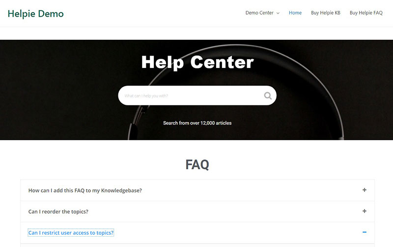 Helpie WP - WordPress Knowledge Base Plugin with Frontend Editing