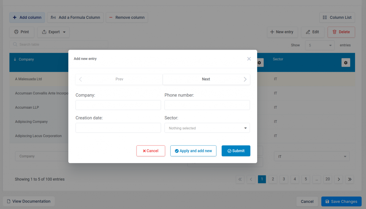 Creating Editable Tables Wpdatatables Tables And Charts Plugin 5667