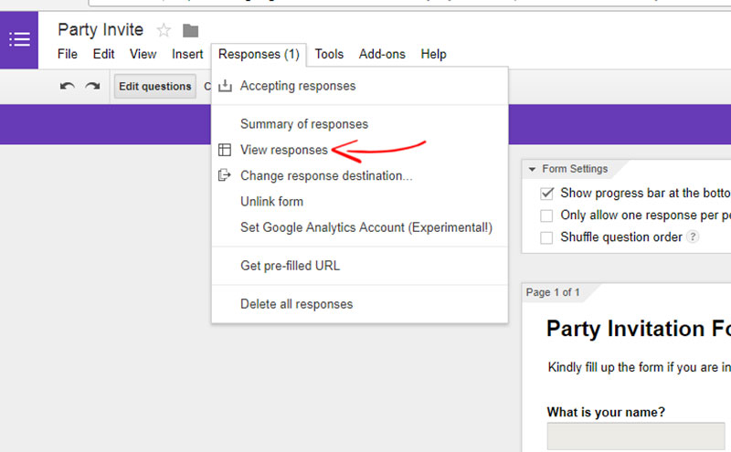 how to delete a google form