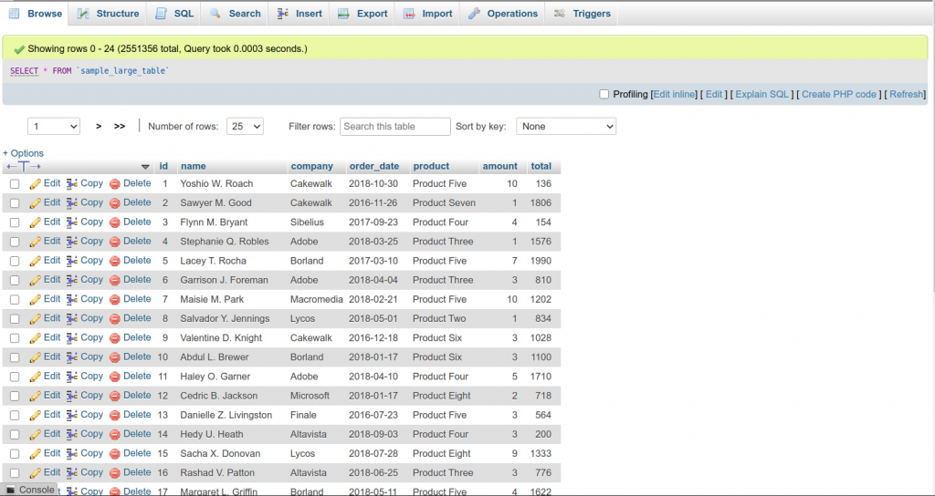 Creating Mysql Based Tables With Server Side Processing Wpdatatables 1639