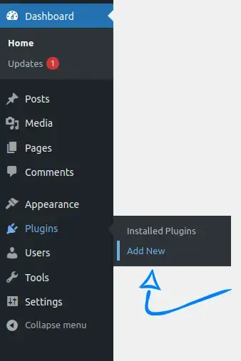 Add new plugin from the Admin panel