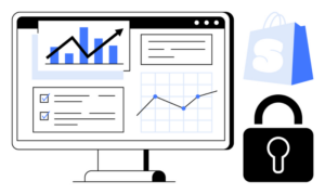 sales data visualization concept illustration