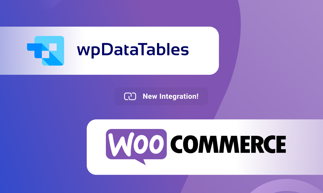 wpdatatables 7.0 release: wpdatatables woocommerce integration