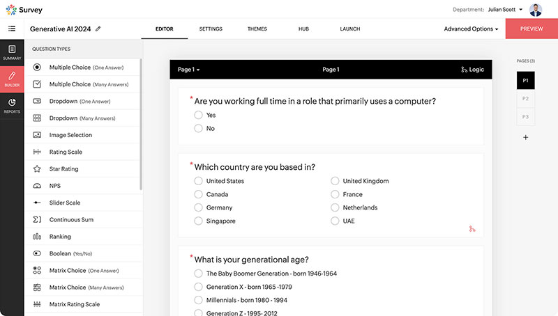 Zoho Survey